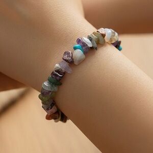 mixed crystal chipstone bracelet Bracelet